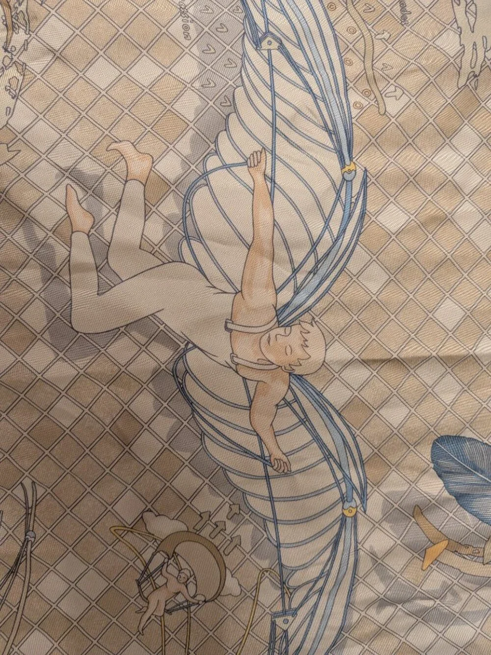 Hermes Icarus Scarf Neckerchief - Picture 4 of 6